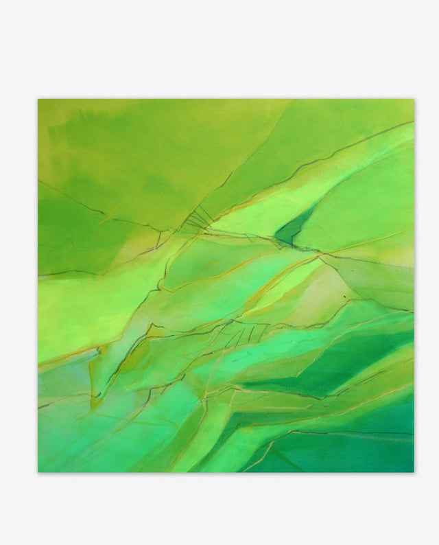 Lerne im geistreich Online-Kurs mit Helga Budde-Engelke Grün - Klare Farben und Lasurmalerei kennen