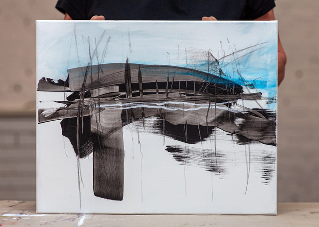 Lerne im geistreich Online-Kurs mit Helga Budde-Engelke Paartanz auf der Leinwand - Pinsel und Colourshaper kennen