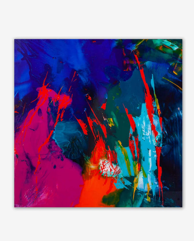 Lerne im geistreich Online-Kurs mit Helga Budde-Engelke Seminar - Hinterglasmalerei in Acryltechnik kennen