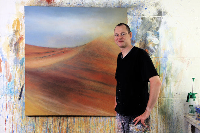 Lerne im geistreich Online-Kurs mit Hinrich Schüler Abstrakte Landschaft mit Hinrich Schüler kennen