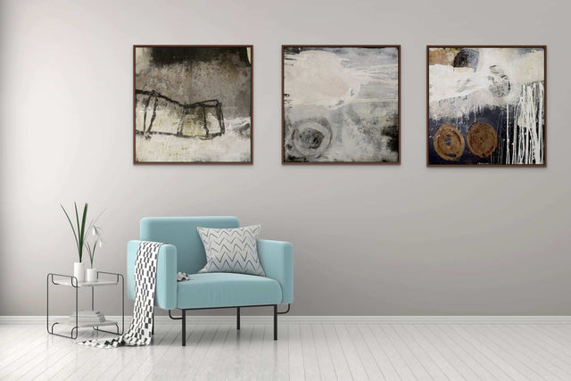 Lerne im geistreich Online-Kurs mit Ines Hildur 5 paintings in dust technique - Voiceover (EN) kennen