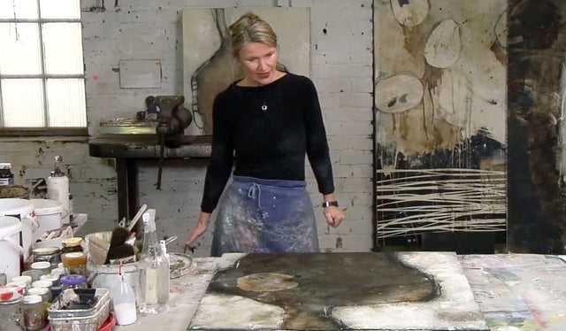 Lerne im geistreich Online-Kurs mit Ines Hildur Die grosse Form auf grossem Format kennen