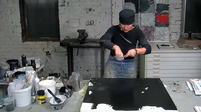 Lerne im geistreich Online-Kurs mit Ines Hildur Staub-Technik und Uropas Hemd kennen