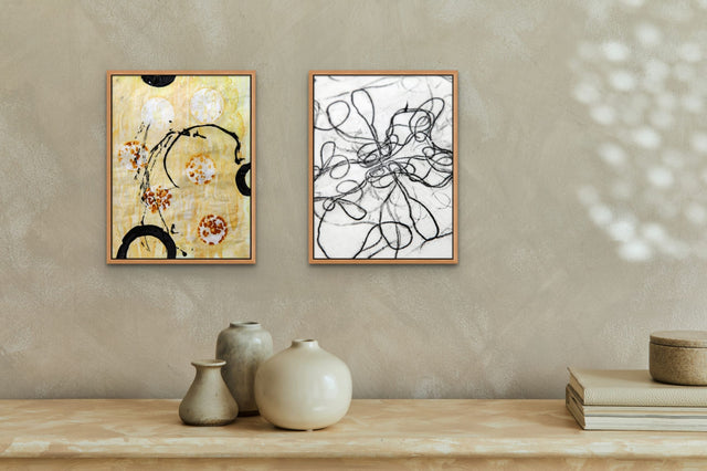 Lerne im geistreich Online-Kurs mit Iris Flexer Experimentelle Mischtechnik "Flexer" kennen