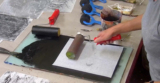 Lerne im geistreich Online-Kurs mit Iris Flexer Experimentelle Mischtechnik "Flexer" kennen