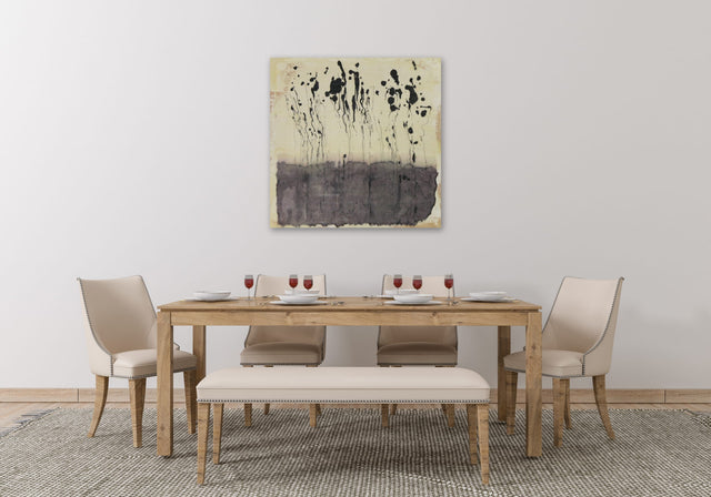 Lerne im geistreich Online-Kurs mit Iris Lehnhardt Wachs, Tusche und Naturcollage kennen