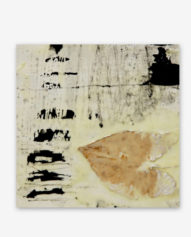 Lerne im geistreich Online-Kurs mit Iris Lehnhardt Wachs, Tusche und Naturcollage kennen