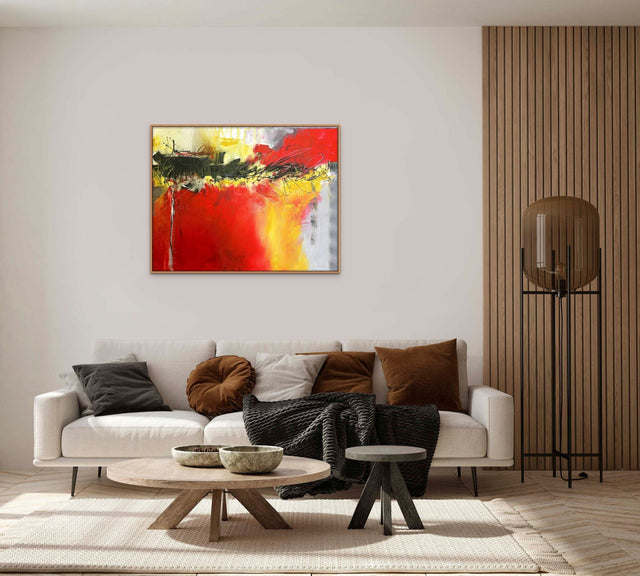 Lerne im geistreich Online-Kurs mit Isabelle Zacher-Finet Dynamische Abstraktion mit Tusche und Colorshaper kennen