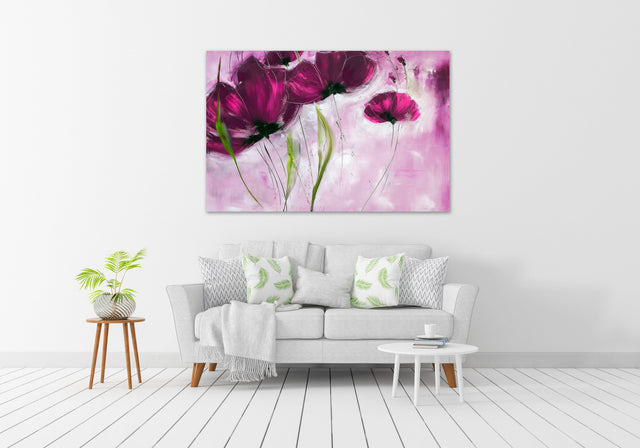 Lerne im geistreich Online-Kurs mit Isabelle Zacher-Finet Florales in Acryl mit Pinselduktus kennen