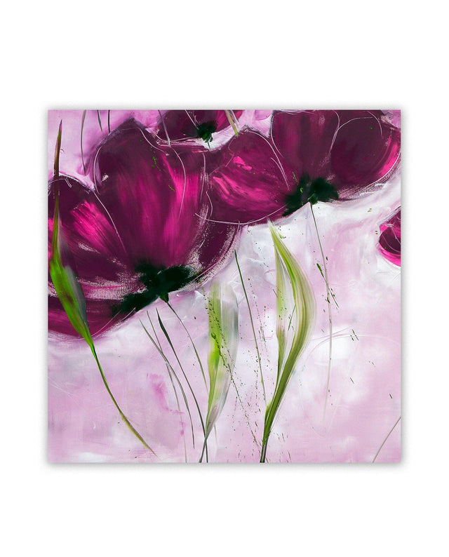 Lerne im geistreich Online-Kurs mit Isabelle Zacher-Finet Florales in Acryl mit Pinselduktus kennen