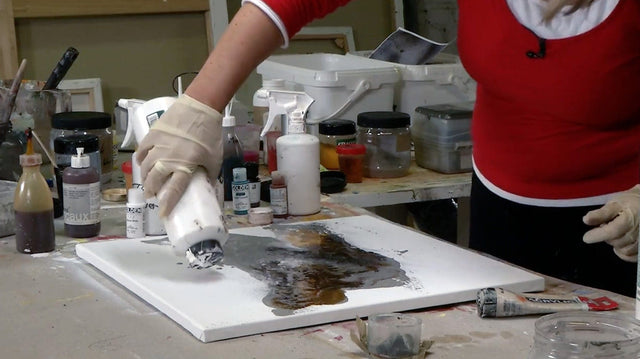 Lerne im geistreich Online-Kurs mit Isolde Folger Abstrakte Landschaft kennen