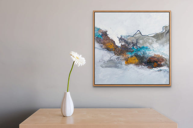 Lerne im geistreich Online-Kurs mit Isolde Folger Abstrakte Landschaft kennen