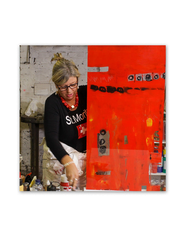 Lerne im geistreich Online-Kurs mit Isolde Folger Acrylglas als Malgrund kennen