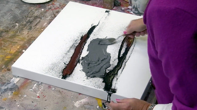 Lerne im geistreich Online-Kurs mit Isolde Folger Afrika in Mischtechnik kennen