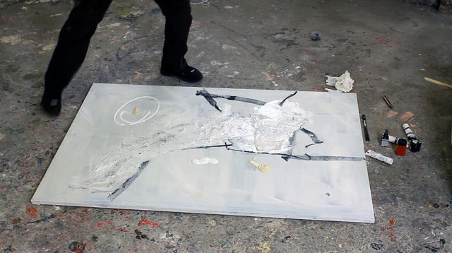 Lerne im geistreich Online-Kurs mit Isolde Folger Großes Format in rot, schwarz und grau kennen