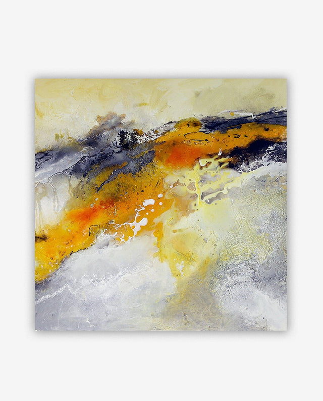 Lerne im geistreich Online-Kurs mit Isolde Folger Sandstein in Acryl und Lack kennen