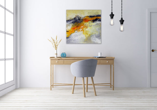 Lerne im geistreich Online-Kurs mit Isolde Folger Sandstein in Acryl und Lack kennen