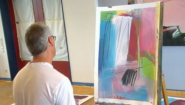 Lerne im geistreich Online-Kurs mit Jens Kilian Farbklang und Struktur kennen