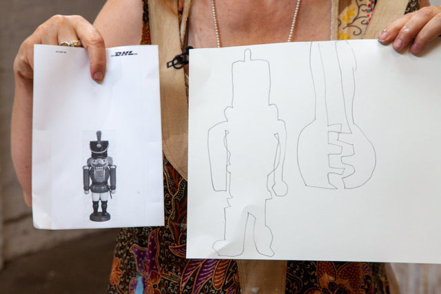 Lerne im geistreich Online-Kurs mit Karen Betty Tobias Schrift im Bild - Malerei und Collage kennen