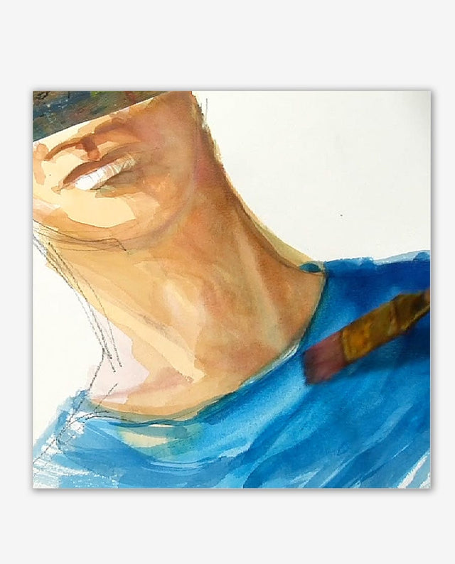 Lerne im geistreich Online-Kurs mit Leif Skoglöf Das menschliche Gesicht - Aquarell-Technik kennen