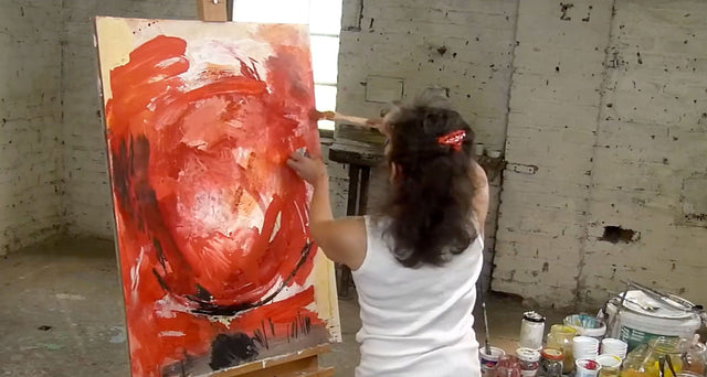 Lerne im geistreich Online-Kurs mit Monika Wex Zeichnerische Malerei und malerische Zeichnung kennen