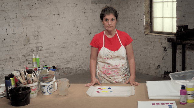 Lerne im geistreich Online-Kurs mit Patricia Cabaleiro Malen im Hier und Jetzt / Abstraktes Selbstportrait kennen