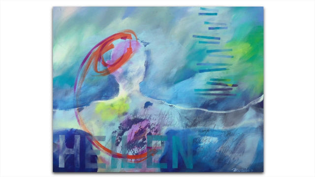 Lerne im geistreich Online-Kurs mit Patricia Cabaleiro Malen im Hier und Jetzt / Abstraktes Selbstportrait kennen