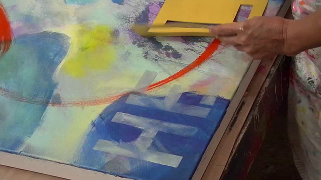 Lerne im geistreich Online-Kurs mit Patricia Cabaleiro Malen im Hier und Jetzt / Abstraktes Selbstportrait kennen