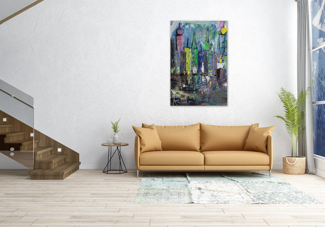 Lerne im geistreich Online-Kurs mit Peter Feichter Spachteltechnik in Acryl - abstrahierte Motive kennen