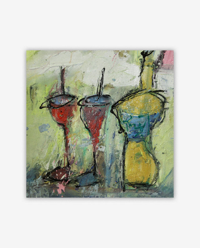 Lerne im geistreich Online-Kurs mit Peter Feichter Spachteltechnik in Acryl - abstrahierte Motive kennen