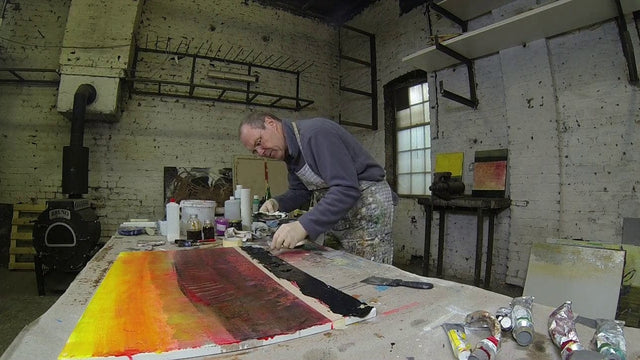 Lerne im geistreich Online-Kurs mit Peter Reitberger Irisierende Struktur und Farbkontraste - mit Peter Reitberger kennen