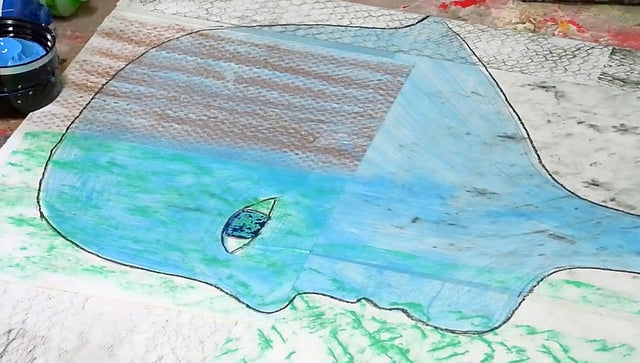 Lerne im geistreich Online-Kurs mit Petra Bergerhoff Mischtechnik Gesichter und Figuren kennen