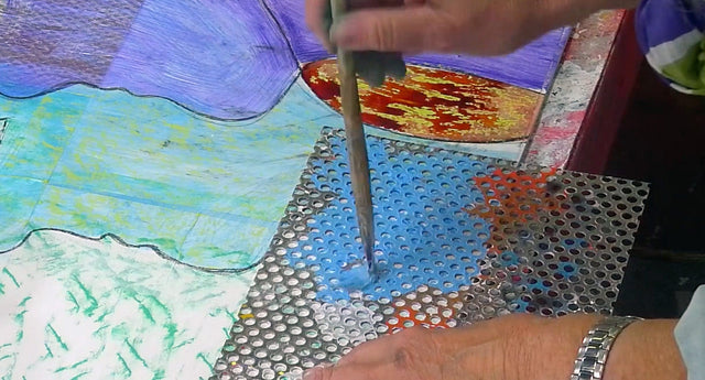 Lerne im geistreich Online-Kurs mit Petra Bergerhoff Mischtechnik Gesichter und Figuren kennen