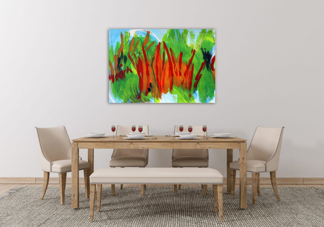 Lerne im geistreich Online-Kurs mit Ramona Hoffmann Malerische Zeichnung in Acryl und Tusche kennen