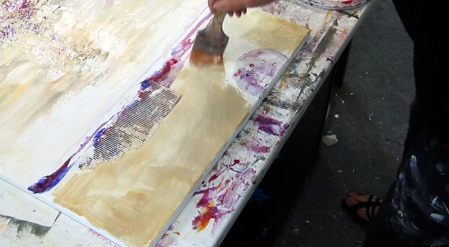 Lerne im geistreich Online-Kurs mit Renate Linnemeier Landschaft als Diptychon kennen