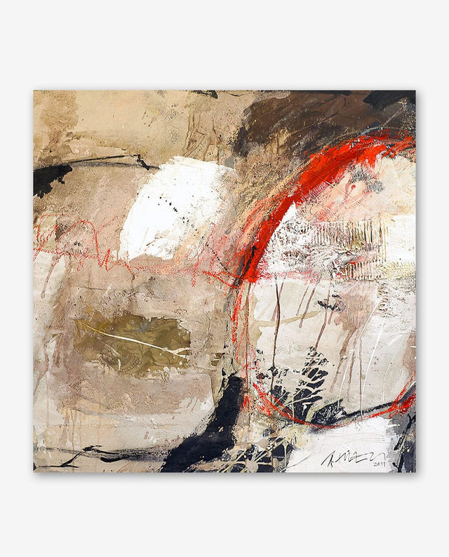 Lerne im geistreich Online-Kurs mit Robert Süess Erdfarben - Collage und Acrylmisch-Technik kennen