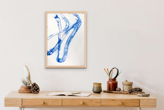 Lerne im geistreich Online-Kurs mit ROLLA artschool Grafische Arbeiten - Quick & Easy Schneiderkreide blau kennen