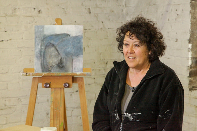 Lerne im geistreich Online-Kurs mit Sonja Schmid Abstraktion nach Photovorlage kennen