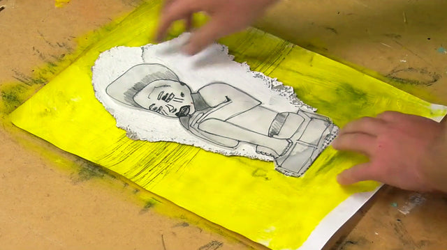 Lerne im geistreich Online-Kurs mit Steffen Rolla Bildideen entwickeln mit Frottage-Technik kennen