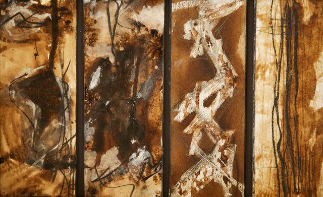 Lerne im geistreich Online-Kurs mit Steffen Rolla Moorlauge als Farbe. Zwei unterschiedliche Malgründe. kennen