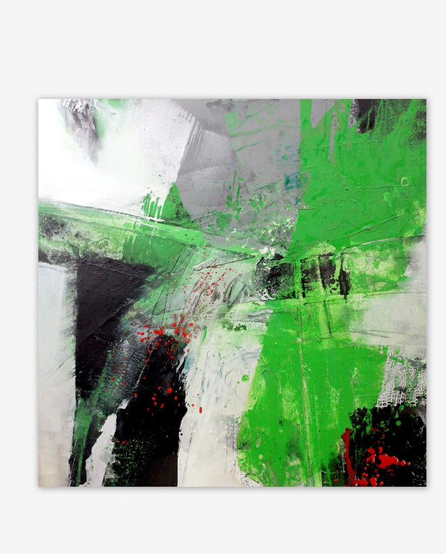 Lerne im geistreich Online-Kurs mit Tom Kree Grüne Kraft in Mischtechnik kennen