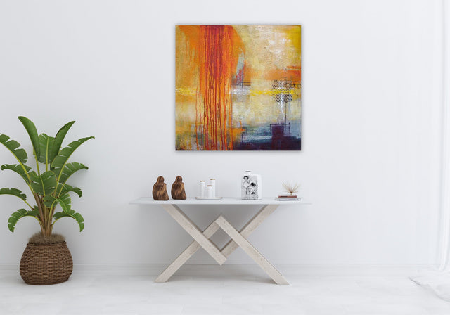 Lerne im geistreich Online-Kurs mit Ulla Schönhense Komplementärbeziehungen in Orange und Blau kennen