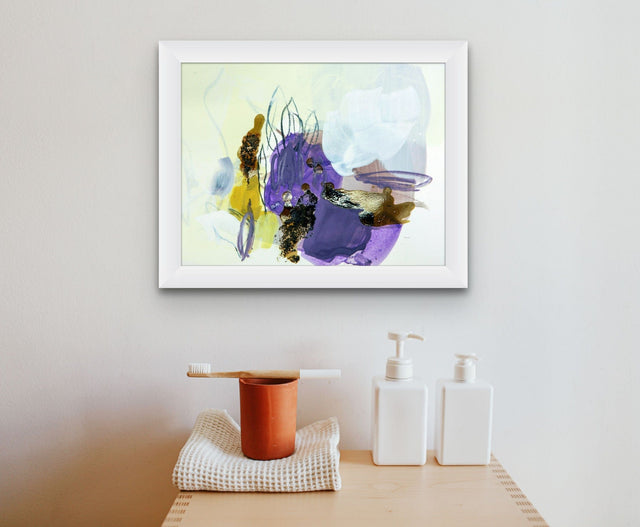 Lerne im geistreich Online-Kurs mit Ulrike Int-Veen Farbklang trifft Struktur - Wachs und Kaffeesatz kennen