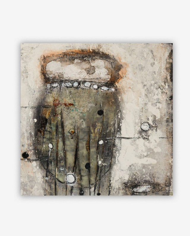 Lerne im geistreich Online-Kurs mit Ute Hoeg Collage, Baumaterial, Wachs und Beizen kennen