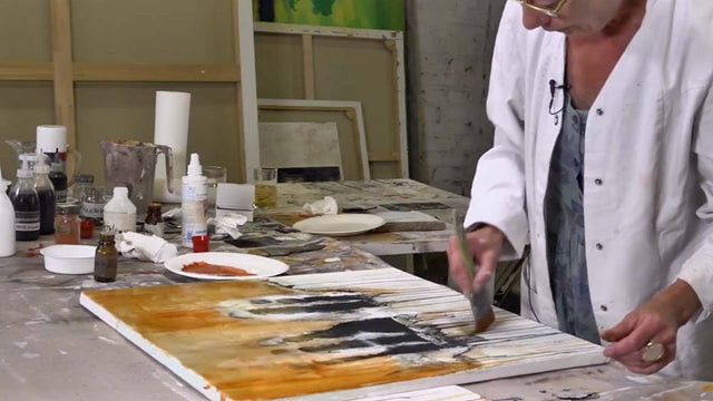 Lerne im geistreich Online-Kurs mit Ute Hoeg Glättespachtel-Technik kennen