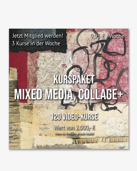 Kurspaket - Mixed Media