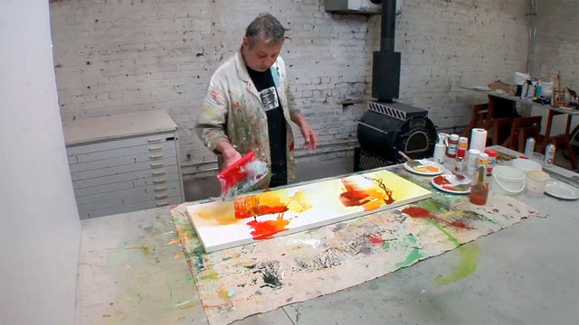 Lerne im geistreich Online-Kurs mit Alfred Hansl Farbexplosion mit Ruhephasen kennen