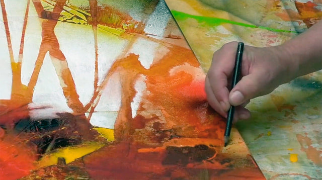 Lerne im geistreich Online-Kurs mit Alfred Hansl Farbexplosion mit Ruhephasen kennen