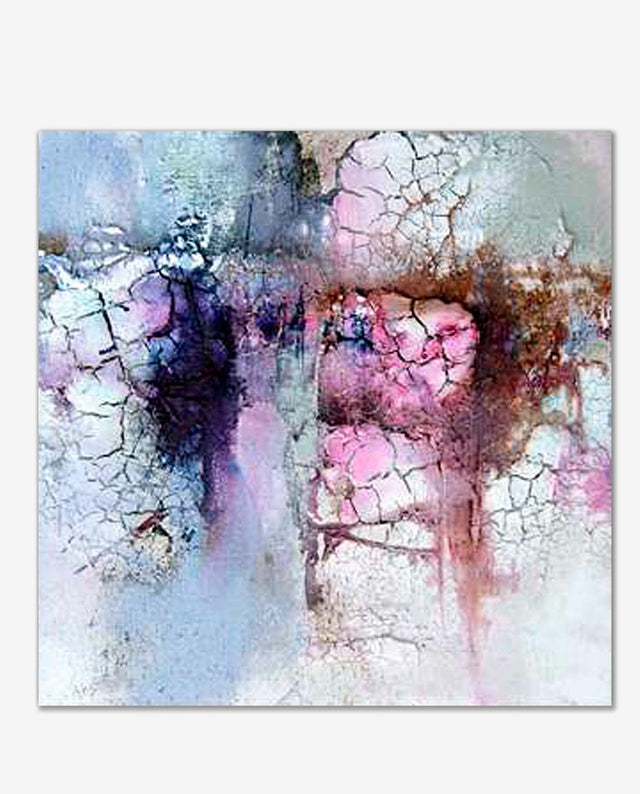 Lerne im geistreich Online-Kurs mit Angelika Biber Gespachtelte Abstraktion kennen