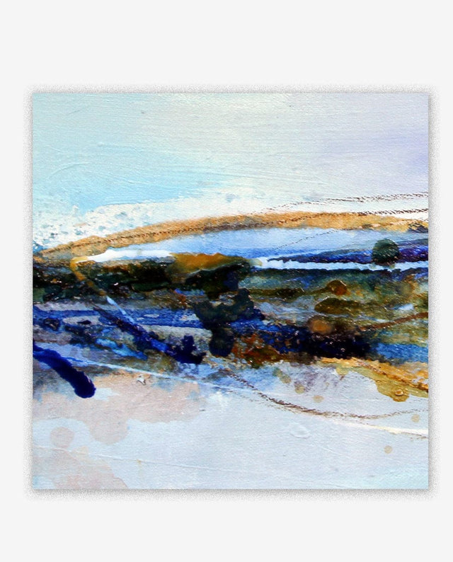 Lerne im geistreich Online-Kurs mit Angelika Biber Landschaft abstrakt auf extremem Format kennen